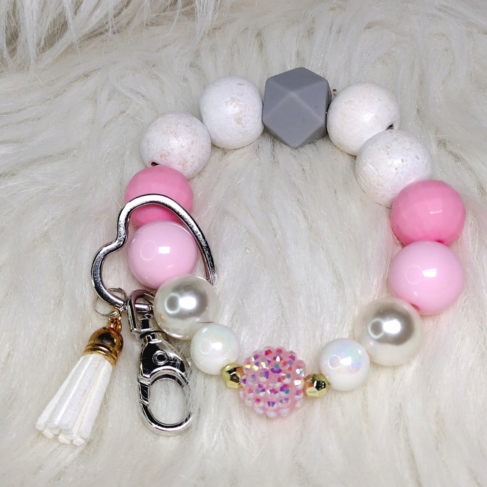 Handmade Wristlet Keychain
